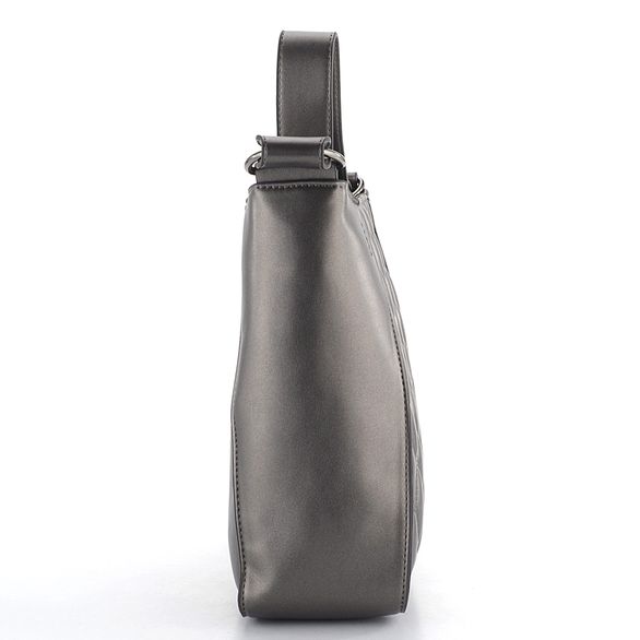 Gabor metalická hobo kabelka Benira Metallic Grey 011189