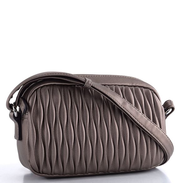 Gabor malá crossbody kabelka Dyana Metallic Taupe 011218