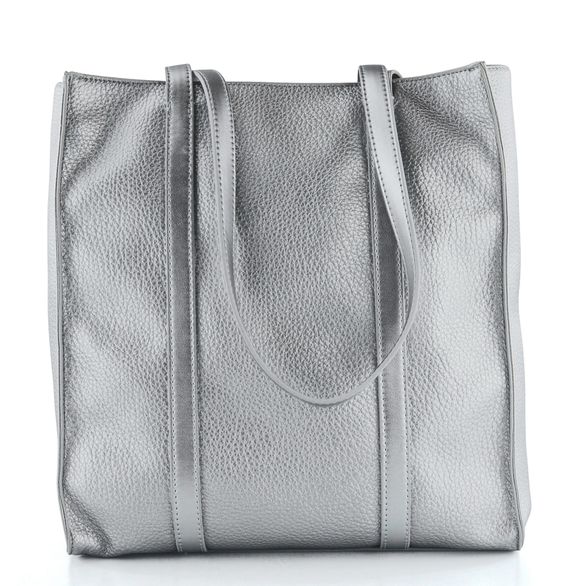 Gabor metalická shopper kabelka Elfie Silver 011639