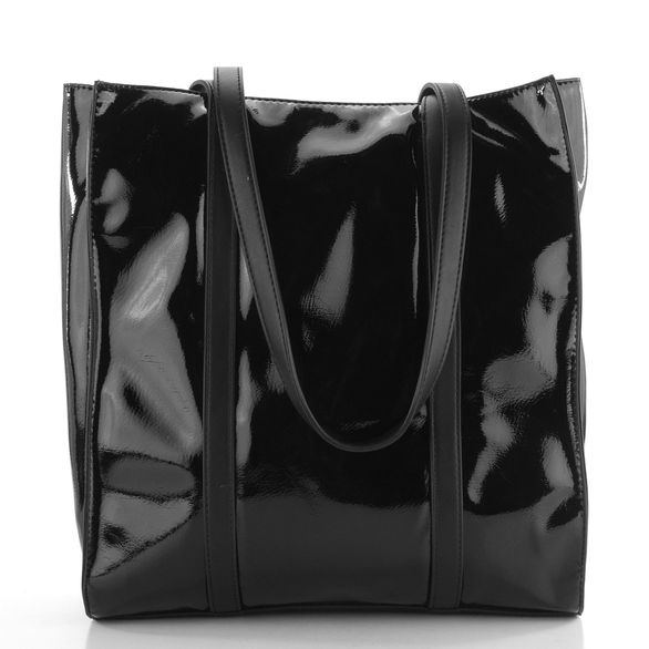 Gabor lakovaná shopper kabelka Elfie Black 011120