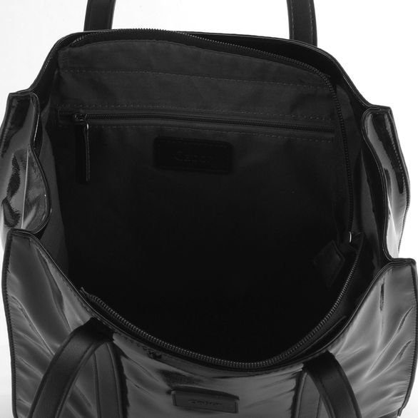 Gabor lakovaná shopper kabelka Elfie Black 011120